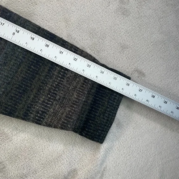 Roark Hebrides Jacket Men Medium Multi Military Striped Wool Blend Snap NWT $165 - Picture 9 of 12